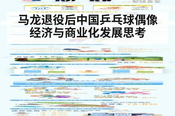 马龙退役后中国乒乓球偶像经济与商业化发展思考
